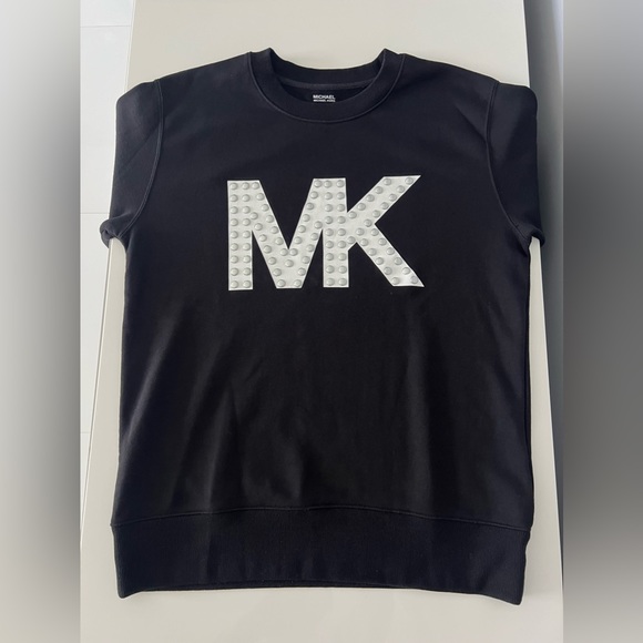 MICHAEL Kors Studded Logo Graphic Sweatshirt - Picture 6 of 9